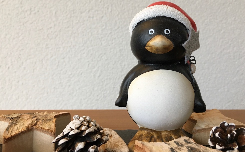 Weihnachten, Bild von einem Pinguin